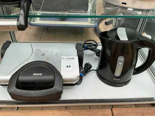 Food Processor Sandwich Grill + Wasserkocher (2x)
