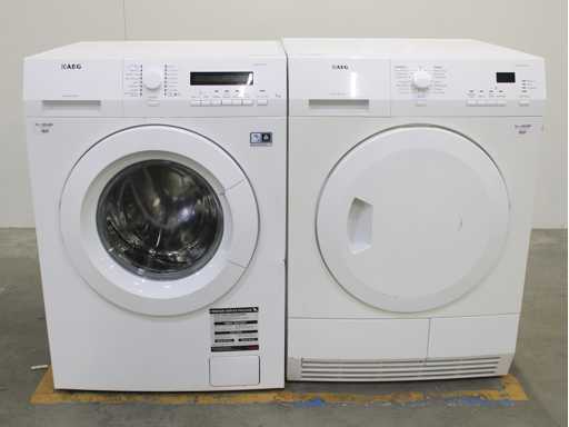 AEG Lavamat Protex Waschmaschine & AEG Lavatherm Protex Trockner