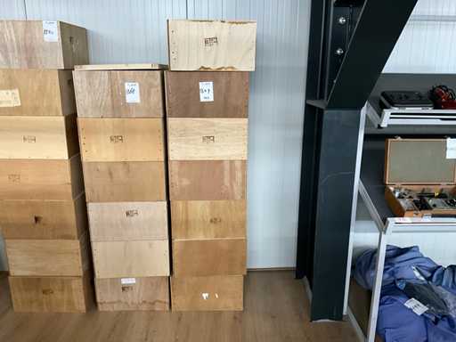 Houten transportkist (7x)