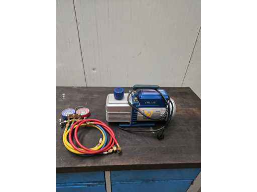 VALUE vacuümpompset met manifoldmeter