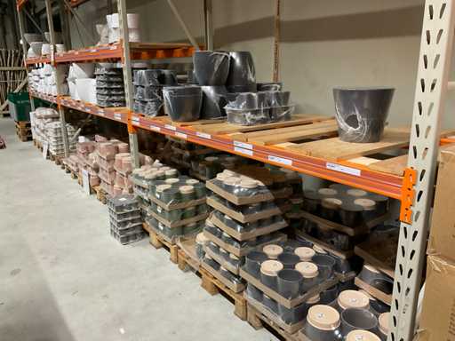 Lotto di vasi da fiori