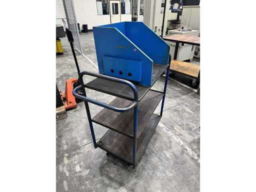 Prüfplatzwagen mit Rollen