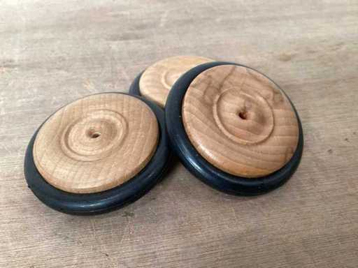 Holzrad für Spielzeug und Hobbys, 72 mm (600x)