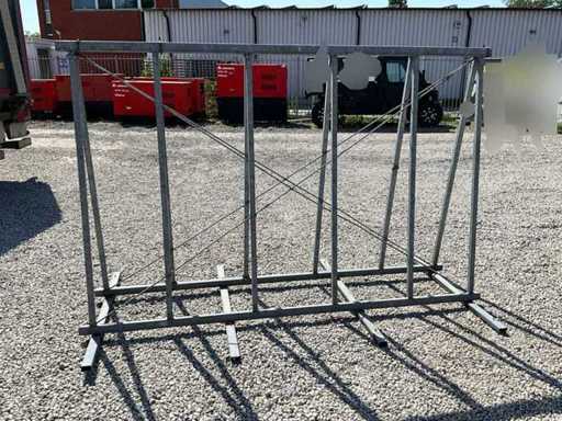 Rack galvanisé de stockage/transport pour plaques, verre,...