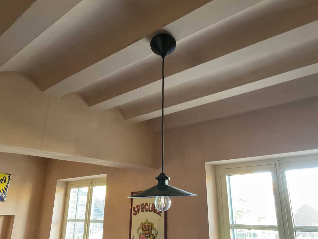 vintage hanglampen (3x)