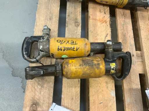 2017 Atlas Copco TEX 10 PSKL Pneumatic Demolition Hammer (2x)