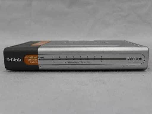 10/100Ethernet Switch (DES-1008D), D-Link