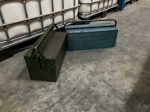 Metallwerkzeugkiste x 2