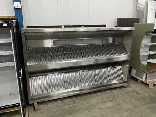 Stainless steel induction extractor hood