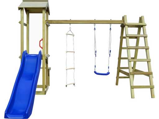 Joueuses Vida XL avec fixation de swing - 300x228x218cm