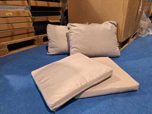 Set Gartenkissen, Stuhlkissen, 4 Teile
