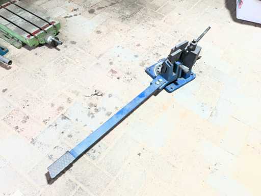 Machine de pliage manuel