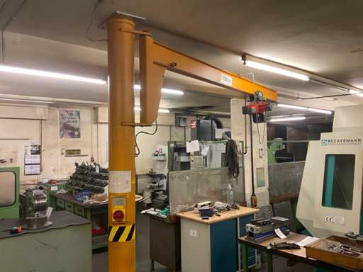 RHEINWERKZEUG - AS2,5-3,0 - Kolomgemonteerde fokkraan