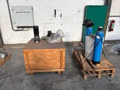 PWG waterontharder set met Grundfos pomp