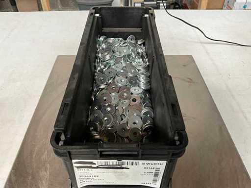 Würth 10.07kg Washer D8,4 in stackable container