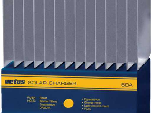 Chargeur de batterie Vetus Solar 45A 12V-48V pour applications maritimes - SL45