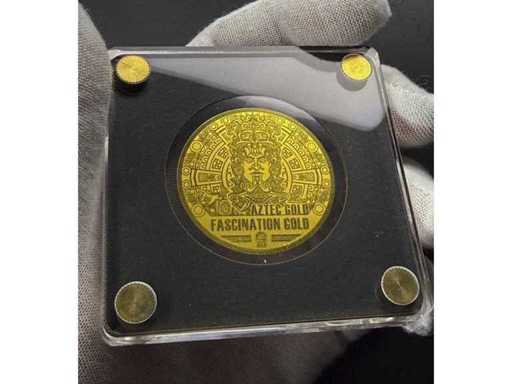 Exclusive "Aztec Gold – Fascination Gold" collector coin 2023 made of 1/200 ounce 999 fine gold