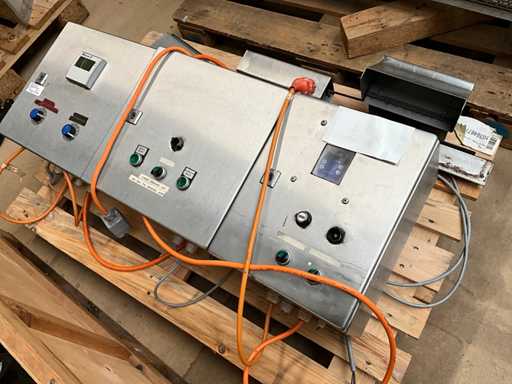 Boîte de commande en acier inoxydable en 3 parties