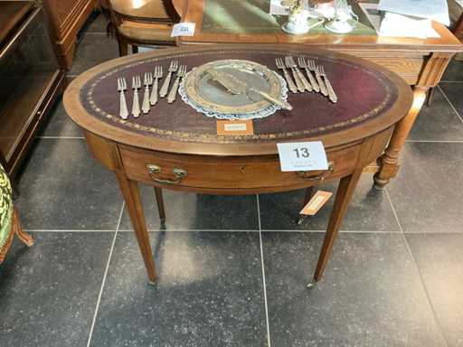 Antieke Edwardian ovale tafel