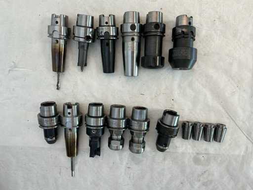 Supports Schaublin HSK-A40 incluant poils adaptés