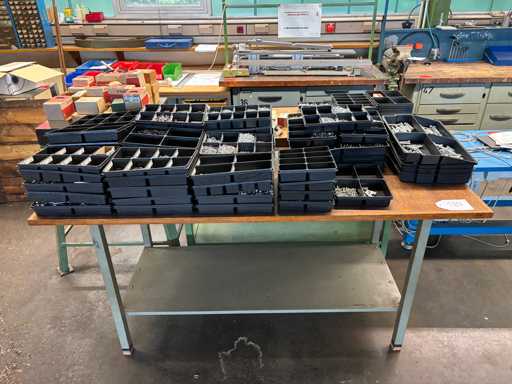   Lots of workbench with contents