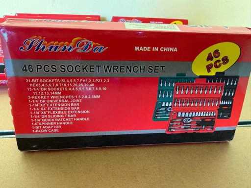 SOCKET RANCH SET MULTIFUNCTIE (10x)
