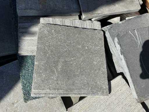 Lime grey Natural stone tiles approx 27 m 2