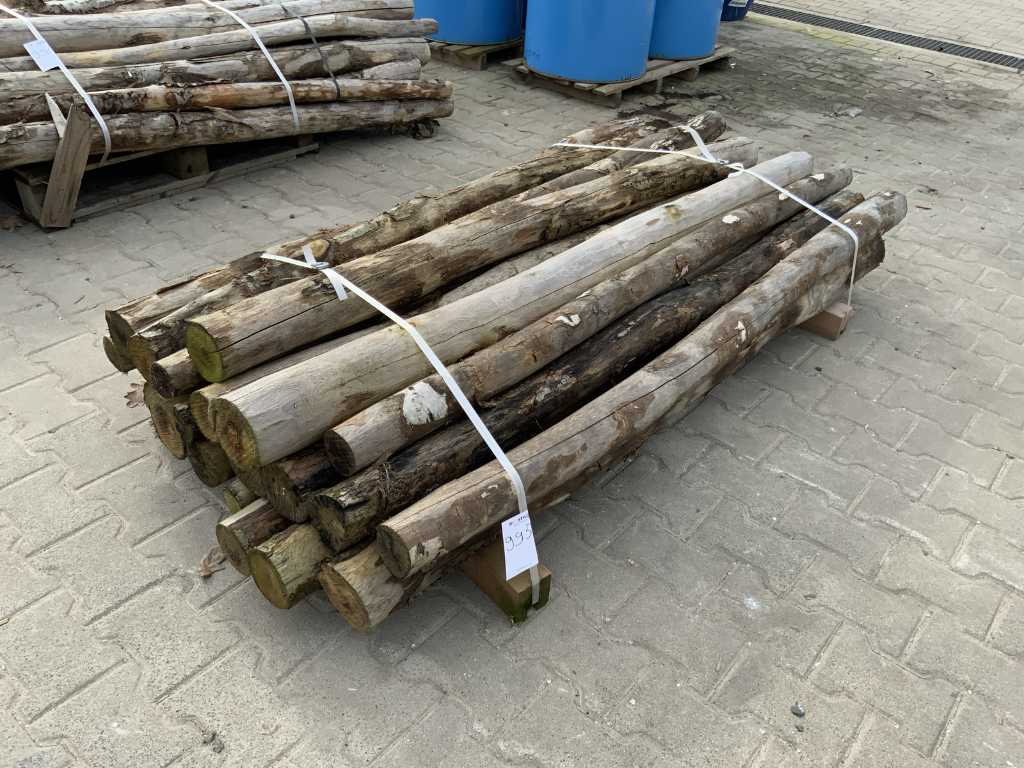 Wooden pole approx. 20 pieces