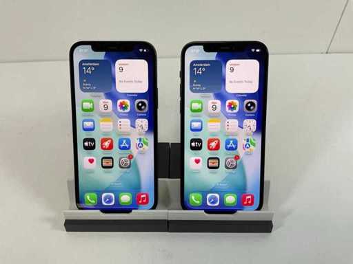 Apple iPhone 12 - 64 GB - Black (2x)