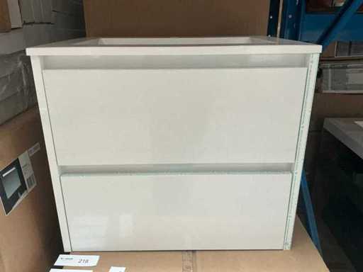 Mobilier de salle de bain Wavedesign blanc 60 cm