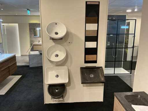 Lavabo per piano di lavoro Sanibell Proline (5x)