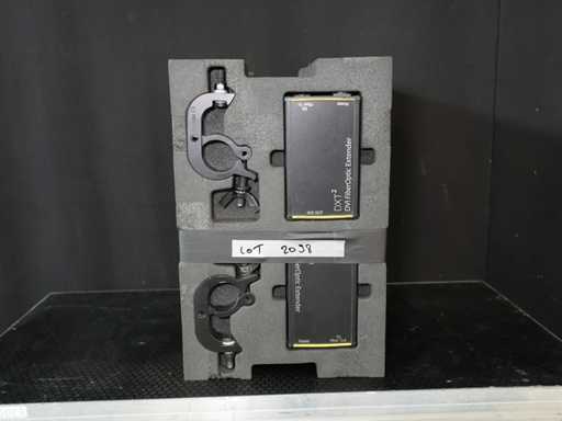 BELRAM - SET OF 5 CABLE FIBER SET NEUTRIK OPTICAL TX/RX DVI - Video