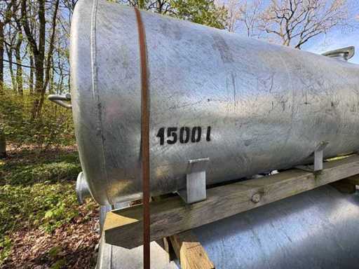 Inofana Wassertank - FPA-Tank - FPA Wassertanks, 1500l, Verzinkt
