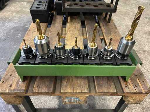 Milling machine tools (7x)