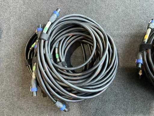Speakon NL4FX Audio kabel 5 meter (6x)