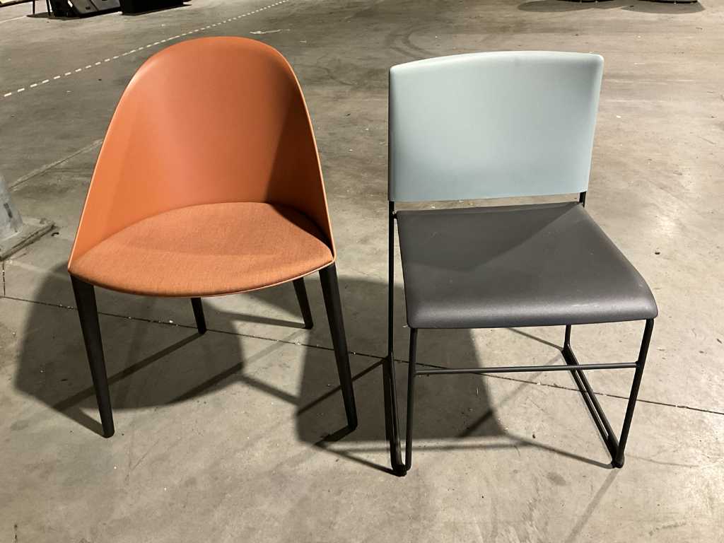 2x  Design stoel ARPER Italy