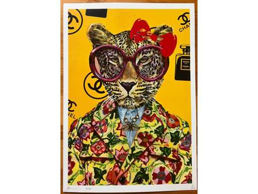 DEATH NYC : Chanel Leopard in Colorful Blazer 12/100