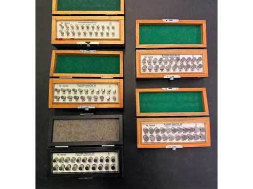 Knauthe - Posten (5 Sets) Prüfstift Zylinderprüfstifte 5–10 mm