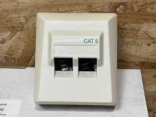Isolectra CAT 5 cutie montată la suprafață (55x)