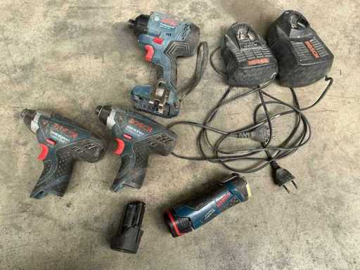 Bosch Professional Różne narzędzia bezprzewodowe (4x)