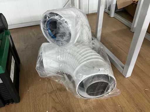 Ø 150-90 Abgasauslass 90° (2x)