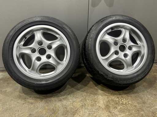 Porsche OEM 16" Cup Design 93 Jantes + Pneus