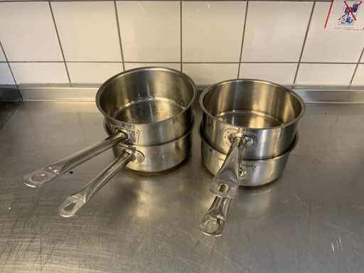 Hendi - Casserole en acier inoxydable (4x)