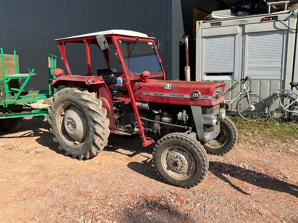 Two-wheel drive agricultural tractor