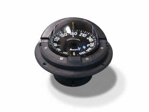 Rimchie Helmsman HF-72 Flush Mount Compass Black