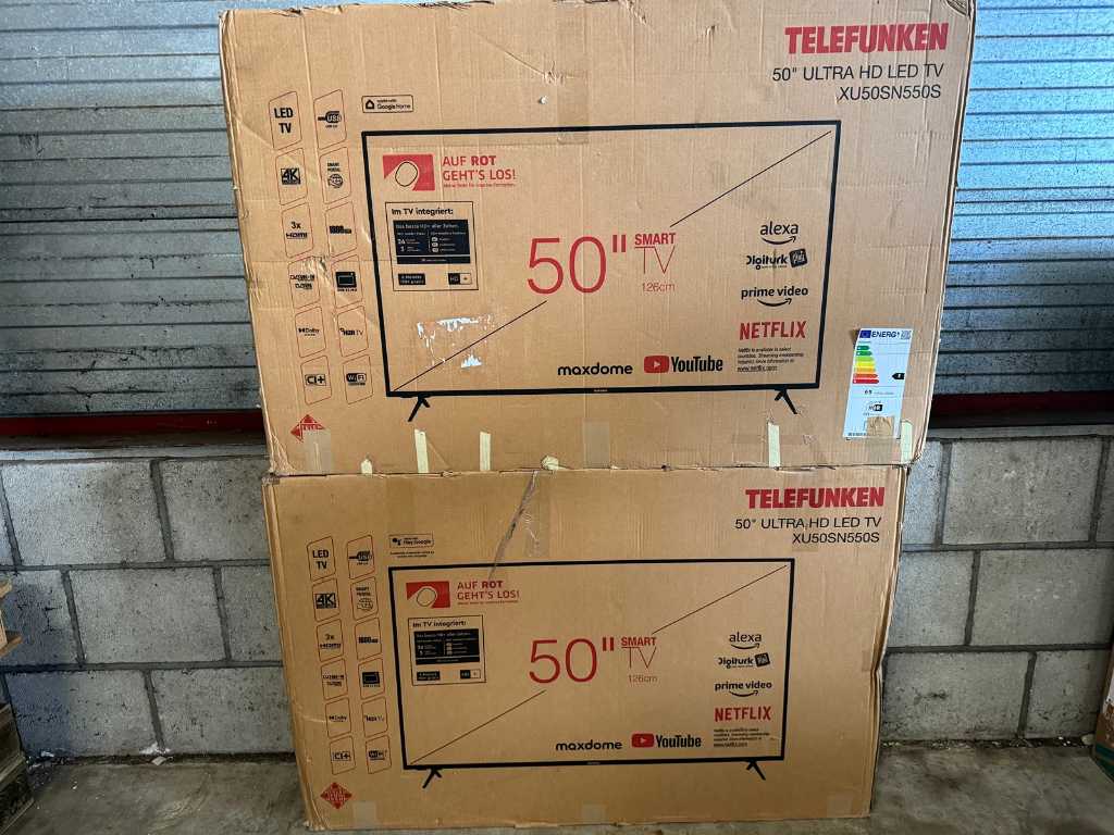 Telefunken - 50 Zoll - Fernseher (2x)