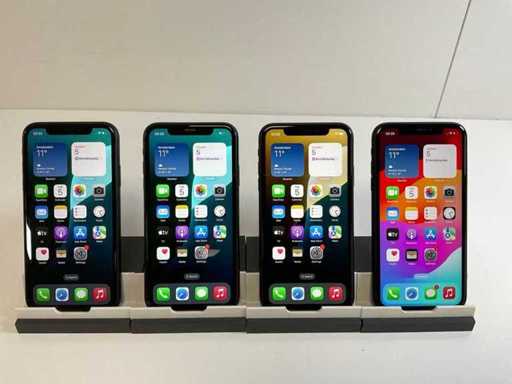 Apple iPhone XR - 64 Go - Noir (4x)