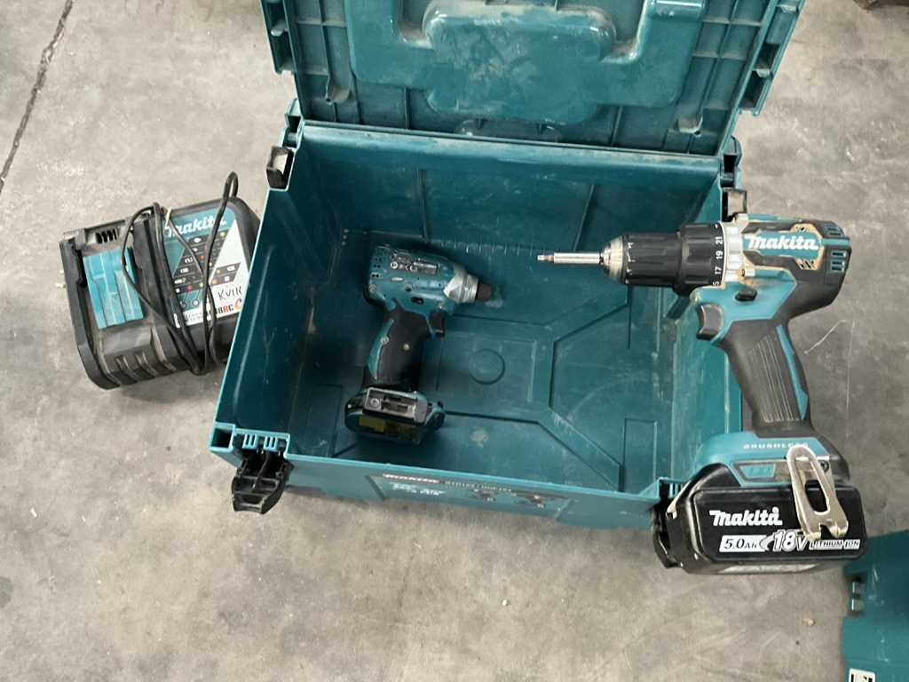 Cordless screw/drill and impact wrench MAKITA