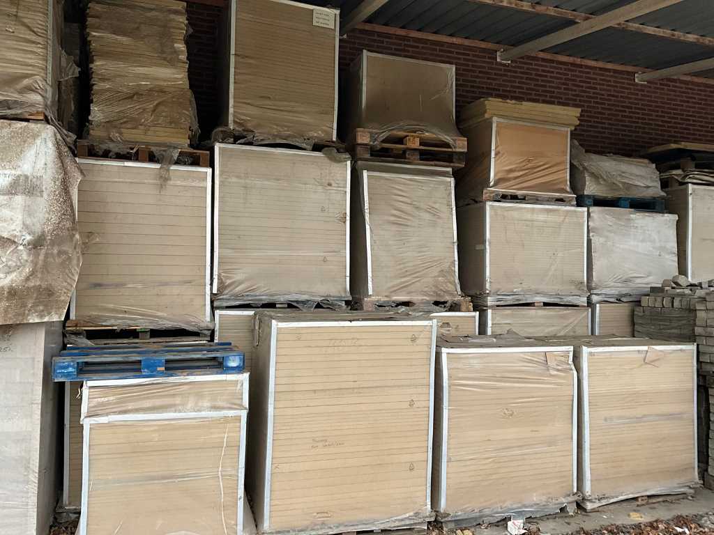 Batch (approx. 24 pallets) Insulcon refractory vermiculite sheets 