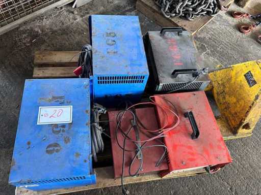 Batterieladegeräte (5x)